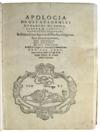 CARO, ANNIBALE. Apologia de gli Academici di Banchi di Roma contra M. Lodovico Castelvetro da Modena.  1558